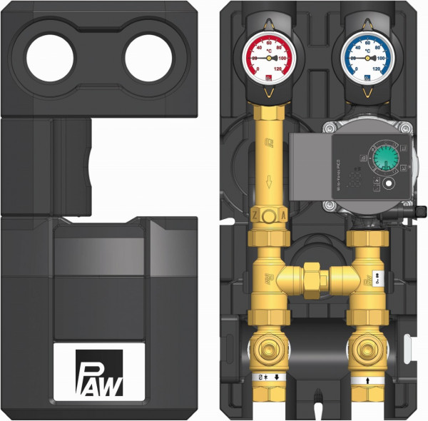 PAW HeatBloC K36 DN 20 RL-Hochhaltg. therm. Ventil 60 Wilo Yonos PICO 15/1-6