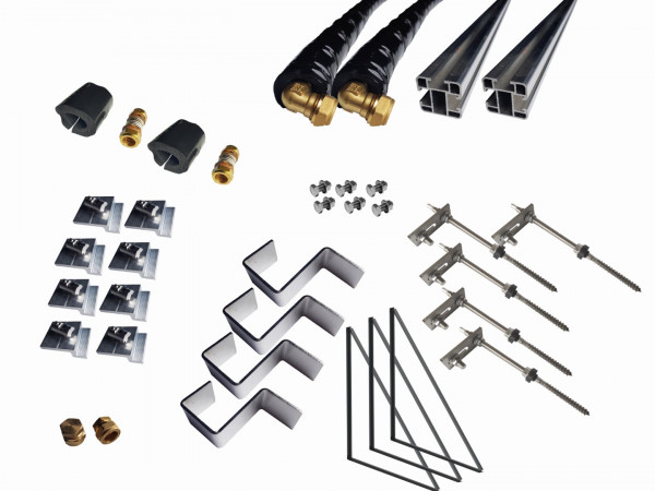 Thermic Energy Montagepaket 2er Grundset für FK253 Stockschrauben 15Grad