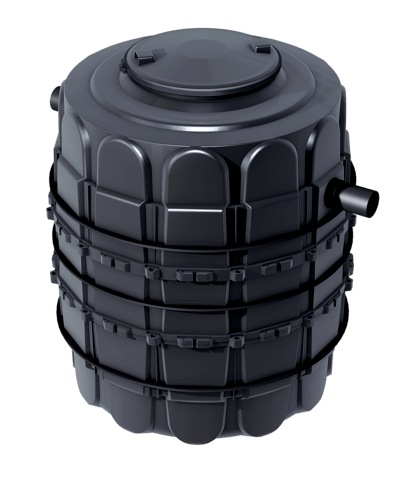 KESSEL Fettabscheider EasyClean Modular free, NS 1, Standard, 3-teilig