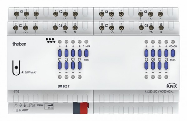 Theben DM 8-2 T KNX