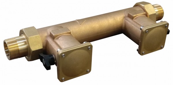 SYR Doppelflansch mit Absperrungen, DN 40