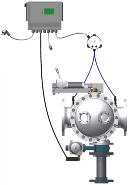 Judo Autom. Rückspülfilter JRSF ATP 0,03mm MW, DN 125, Automatik