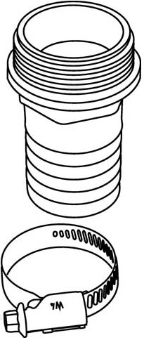 Wilo Schlauchanschluss Schlauchtülle d=90mm