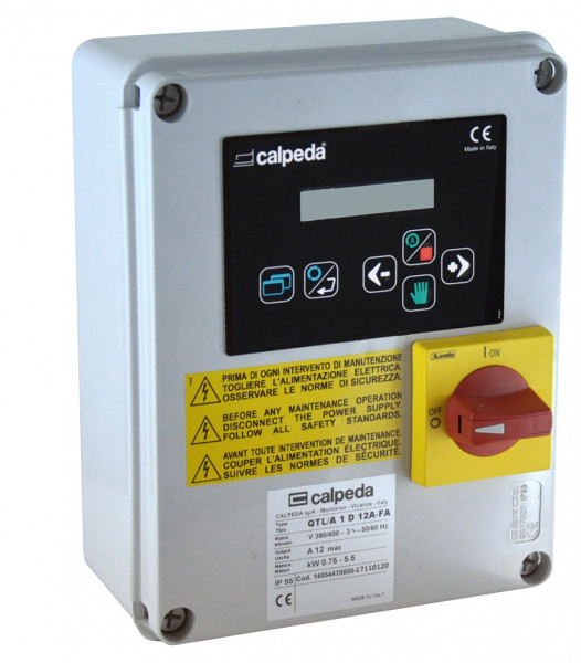 Calpeda Schaltgerät QTL/A 1D 12A-FA 1-12 A, für Motorleist. 0.25-5.5kW, 400V