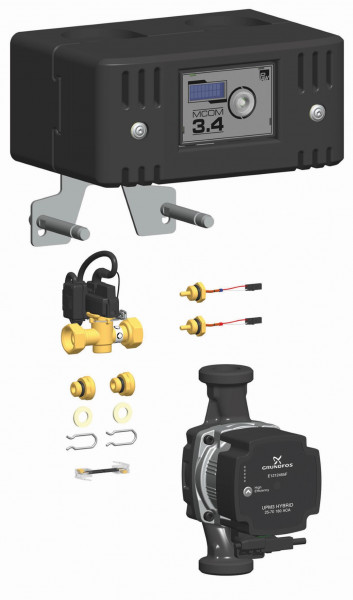 PAW Erweit Satz MCom DN 25 DPS 0 0.6 bar 2x PT1000 MCom 3.4 GF UPM3 Hyb 25-70