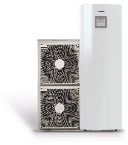 Junkers Bosch Luft/Wasser Wärmepumpe SUPRAECO A mit Hydraulikmodul SAS 11 2 ASMS, 10 kW