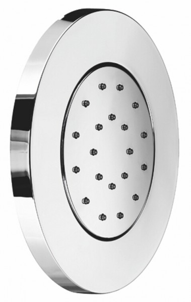 Herzbach Seitenbrause LIVING SPA UP m Einbaukörper rundes Design chr