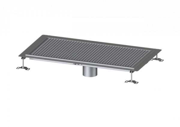 KESSEL Bodenwanne Ferrofix Klebeflansch H: 6 mm, 500 x 1000 mm