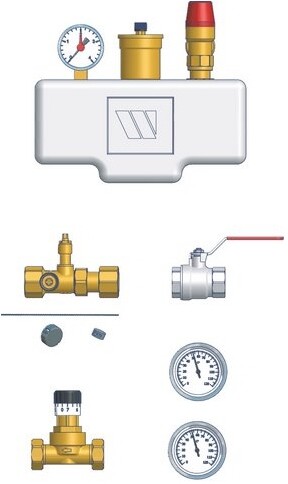 Junkers Bosch Heizkreissystempaket 1121 f Erdwärmepumpen