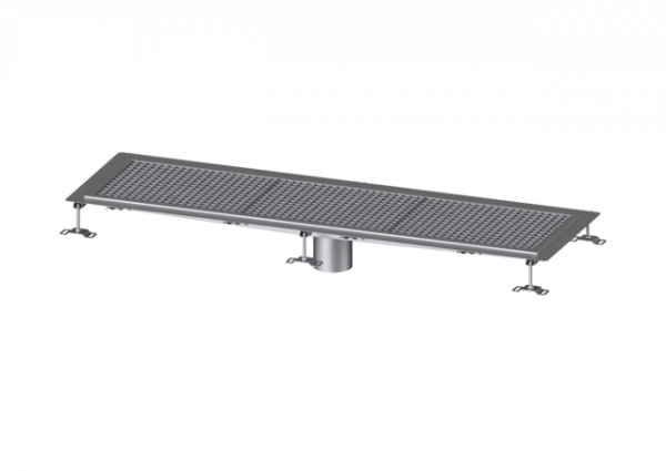 KESSEL Kastenrinne Ferrofix Klebeflansch H: 6 mm, 400 x 1550 mm