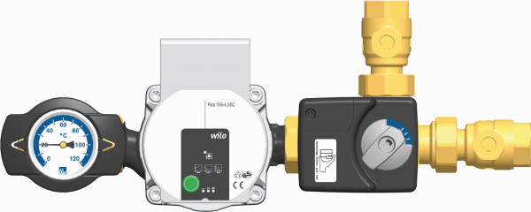 PAW RL Hochhaltg RHM DN 20 3 Weg Misch KVS = 5,45 3/4" IG, Motor SR2 Wilo Para