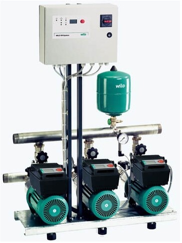Wilo Druckerhöhungsanlage Comfort Vario COR 2 MHIE 205/VR 400 V 2 Pumpen