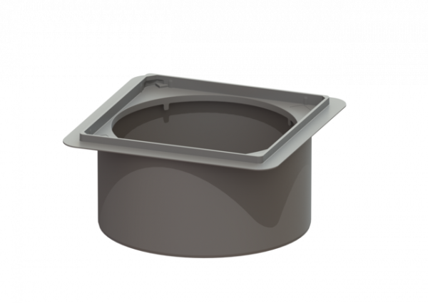 KESSEL Aufsatzstück System 400 verriegelbar, silbergrau