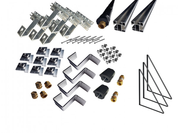 Thermic Energy Montagepaket 2er Grundset für FK253 DH 45Grad