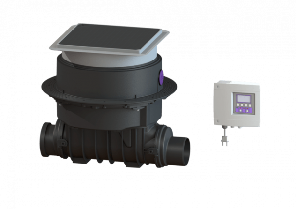 KESSEL Rückstauautomat Staufix FKA DN 125, Bodenplatte, schwarz