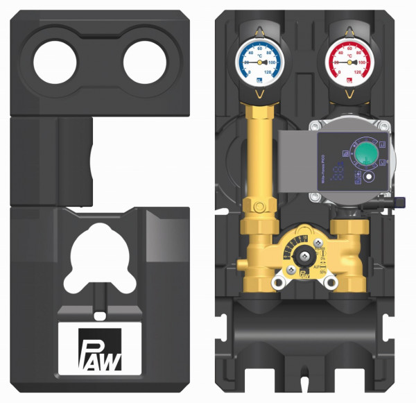 PAW HeatBloC K34 DN 20 3-Wege Bypass Mischer Wilo Yonos PICO 15/1-6