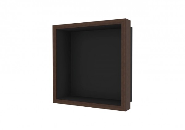 ESS Wandnische W-BOX Creme Rahmen, oak - walnuss, 300x300x100