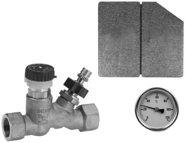 ABA Zirkulationsventil Set QUICKTURN RG IG DN 15, 1/2"