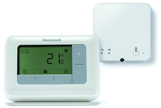Honeywell Raumthermostat T4R per Funk auf Empfängerbox