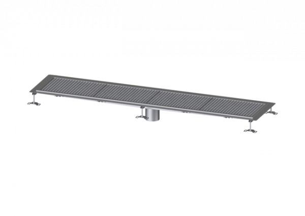 KESSEL Kastenrinne Ferrofix Klebeflansch H: 6 mm, 400 x 2050 mm