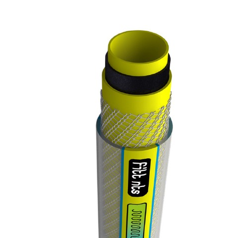 ewuaqua iWater NTS Yellow 3/4", 50 m Gartenschlauch aus Weich-PV