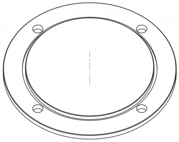 Lowara H-Pumpe Blindflansch f. DN32-65 DN32-120F/DN40-120F/DN50-80F/DN65-80F