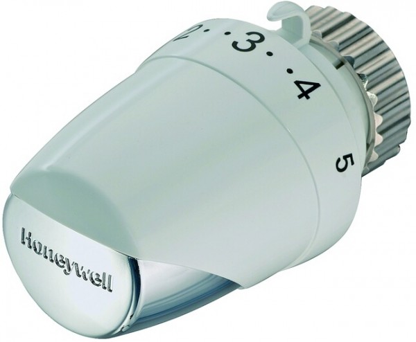 Honeywell Thermostatregler Thera 4Design m eing. Fühler weiß chrom m Nullstellung