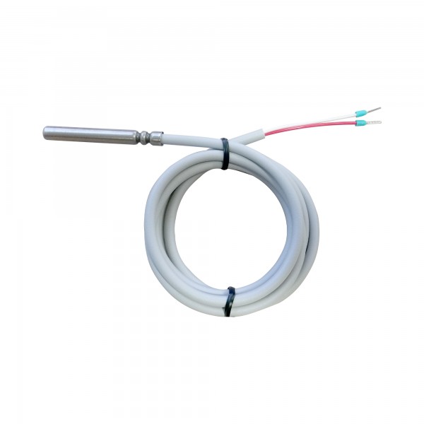 Temperaturfühler PT1000 1m PUR grau Speicherfühler