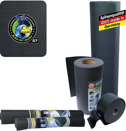 Antirutsch-Matte Rollenware 1,00x4m BLACK CAT Panther