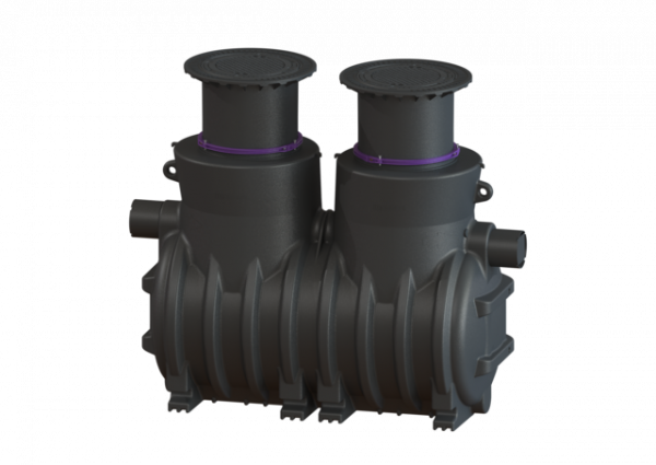 KESSEL Öl-/Benzinabscheider EasyOil ground, NS 3, Sys. B, 1800 l, Bel.Kl. B