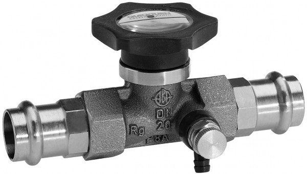 ABA Kolbenventil RG m Entl Pressanschluss DN 40 42mm