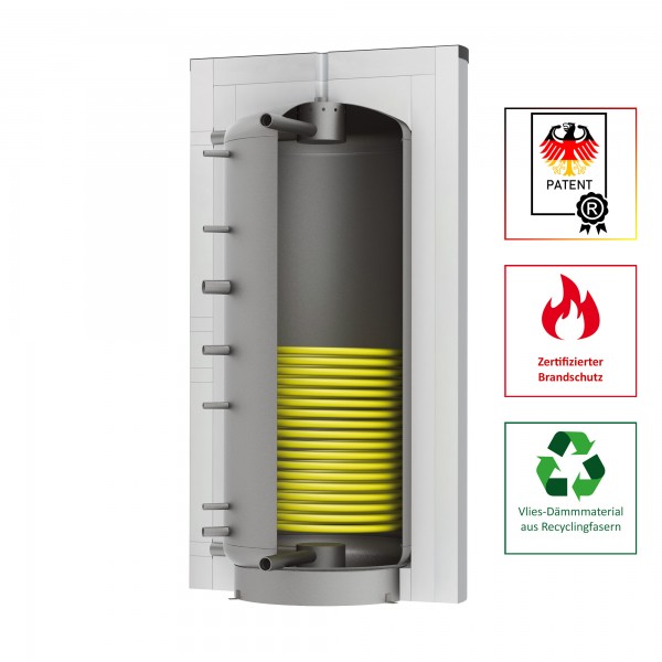 Solarbayer Schichtleit-Pufferspeicher SLS-5000-S-Plus, patentiertes SLS-System