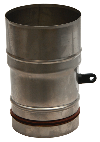 Abgasanschlussadapter (Niro) fuer PU Kessel 113 auf Verbindungsleitung 120