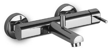 Herzbach W und Brausebatterie Nano Brauseanschluss 1/2" chr