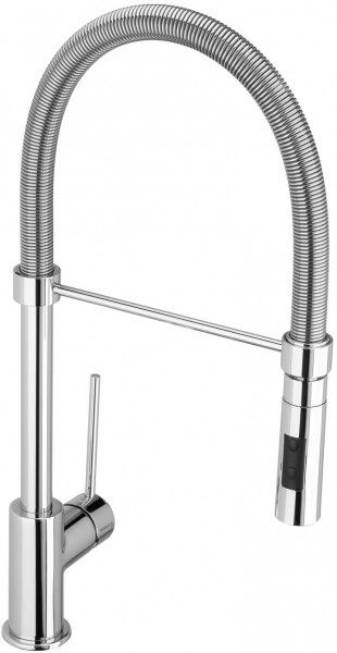 Herzbach Spültisch Elb Design New schwb Spiralfederauslauf 360Grad chr