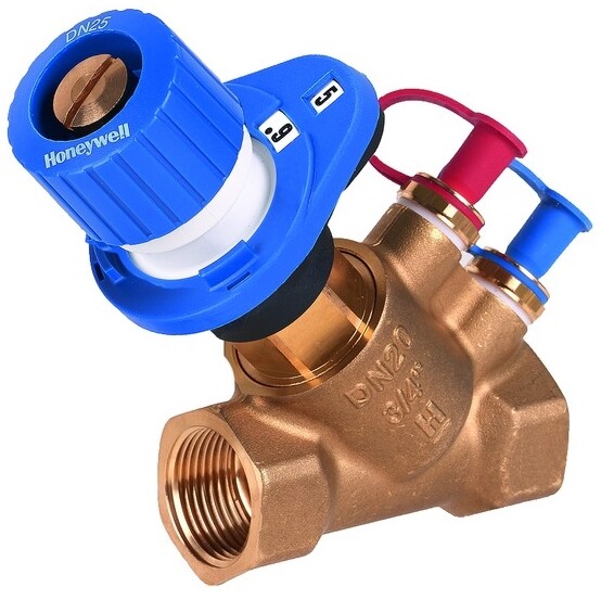 Honeywell Strangregulierventil Kombi 2+ m Safecon Messanschlüssen DN 40 Kvs 21,2
