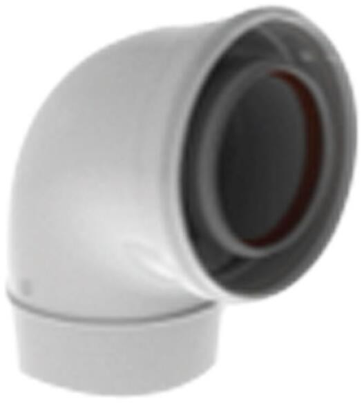 INTERDOMO PP Konz. Bogen 90Grad DN 80/125