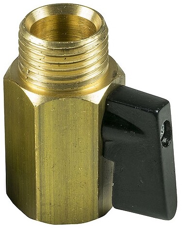 Grundfos Absperr Ventil Messing, R 1/2"xRp 1/2"