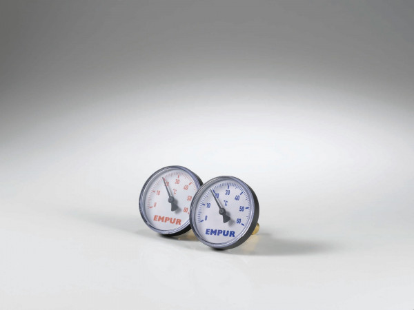 EMPUR PUR-THERM Zeiger Tauchthermometer justierbar, 0-60°C, blau