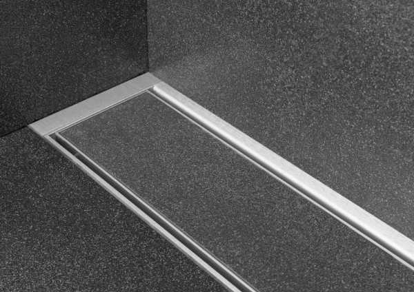 ESS Duschrinne Multi TAF Wall Befliesbar / Edelstahl Geburstet, 200 cm