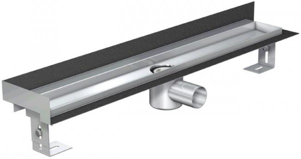 ACO Duschrinne ShowerDrain E DN 50, Aufkantung hinten und links 900mm