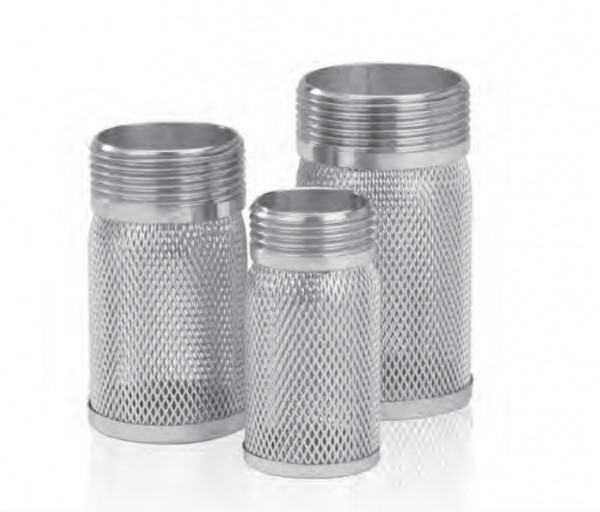 Mondeo Saugkorb 1 1/4" Edelstahl V2A Außengewinde Edelstahl