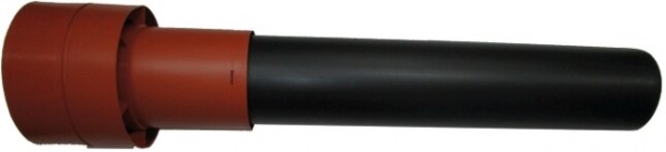 Wolf Dachdurchführung CWL 1159mm rot Innenwandig 125mm