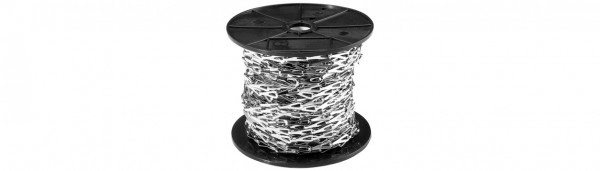 Stedo Patentkette 0,8 mm MS verchromt 12,5 M Rolle