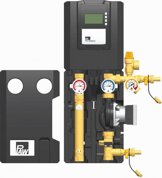 PAW SolarBloC midi Prem 2-Strang, Flow Rotor Reglr SC3.6 Wilo Yos PARA ST 15/7