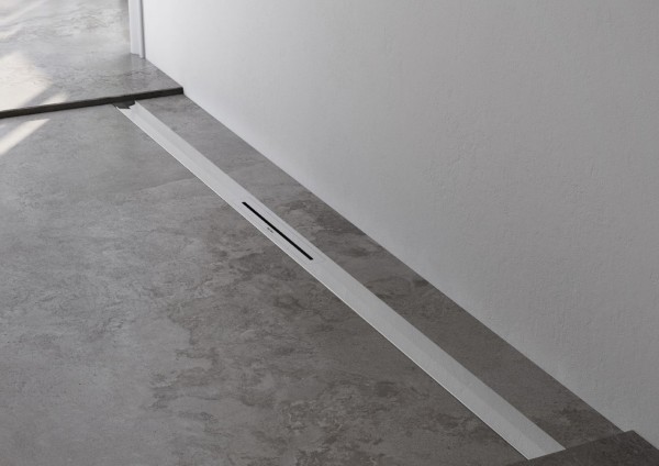 ESS Duschrinne R-Line Wall poliert 120 cm, komplettset