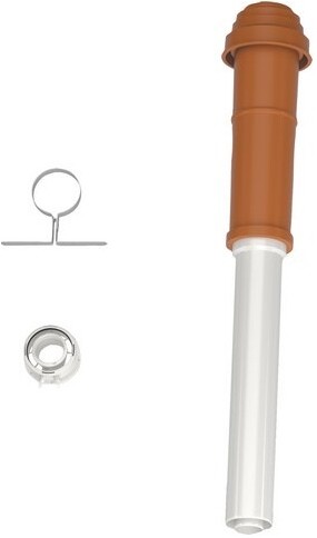 Junkers Bosch Dachdurchführung FC Set60 C33x senkrecht, rot, d= 60/100mm