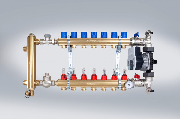 EMPUR Regelverteiler HKV-DR 14 Version 2.0 mit Hocheffizienzpumpe,Thermoweiche,Regelset