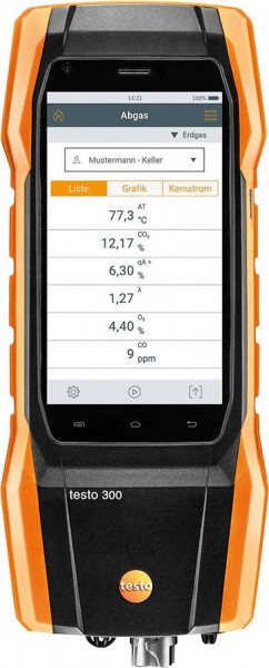 TESTO 300 Rauchgasanalysegerät Messpaket Profi-Set