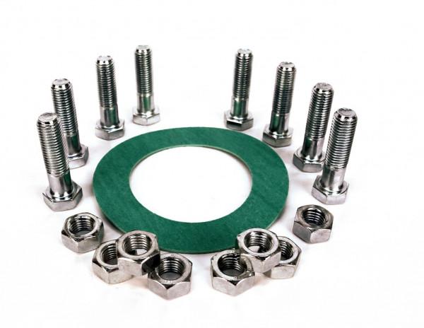 HOMA Satz Schrauben mit Dichtung DN80 V2A